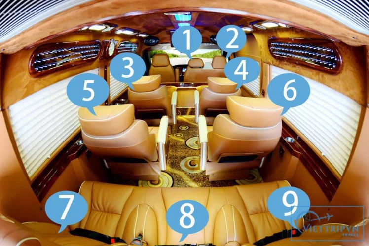 Halong Bay to Hanoi Luxury Limousine van image 1