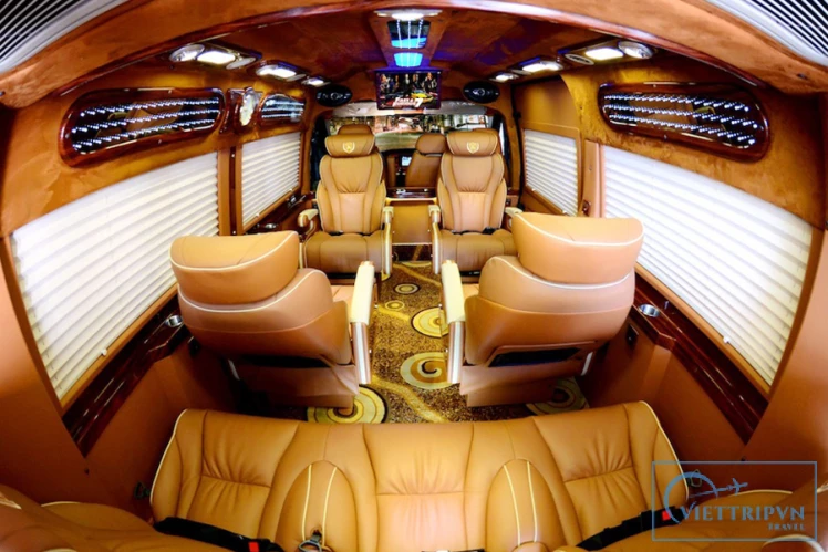 Halong Bay to Hanoi Luxury Limousine van image 2