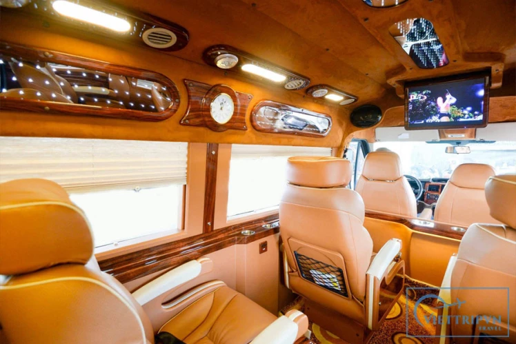 Halong Bay to Hanoi Luxury Limousine van image 3