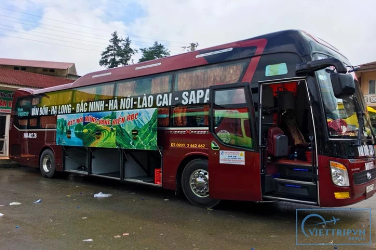Sapa to Halong bay sleeping bus image 4