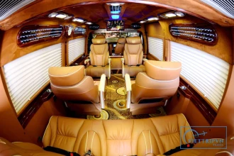 Halong to Hanoi luxury limousine van image 4