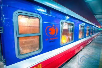ET- Pumpkin Express train Lao Cai to Hanoi image 4